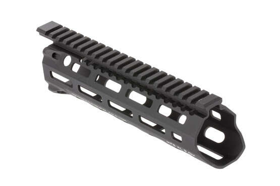 Daniel Defense 9in MFR XL freefloat handguard features a robust mounting system, M-LOK compatibility, and expanded internal diameter